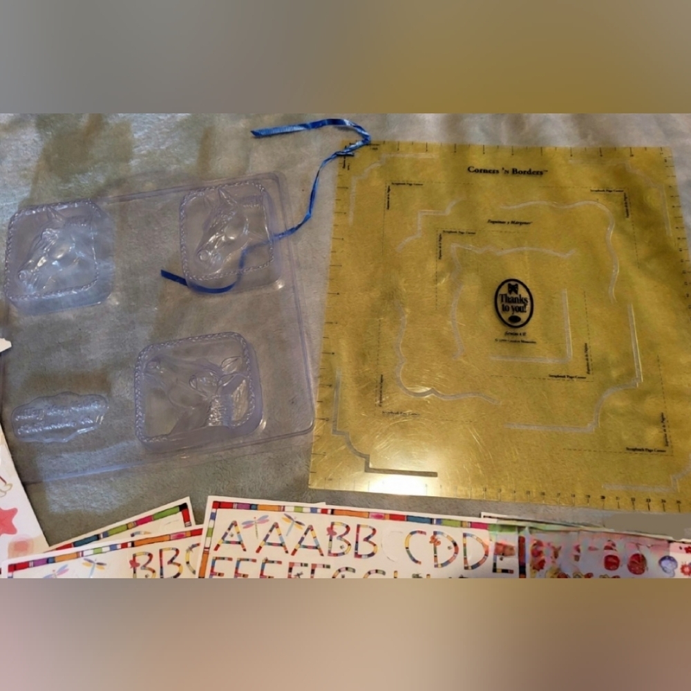 Super Big Lot Of Crafts Supplies ~ Art ~ Scrapbook ~ Candle/Candy - Picture 8 of 13